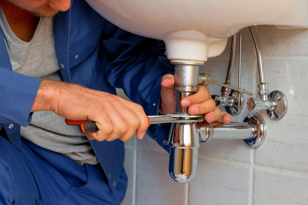 Plumber Working