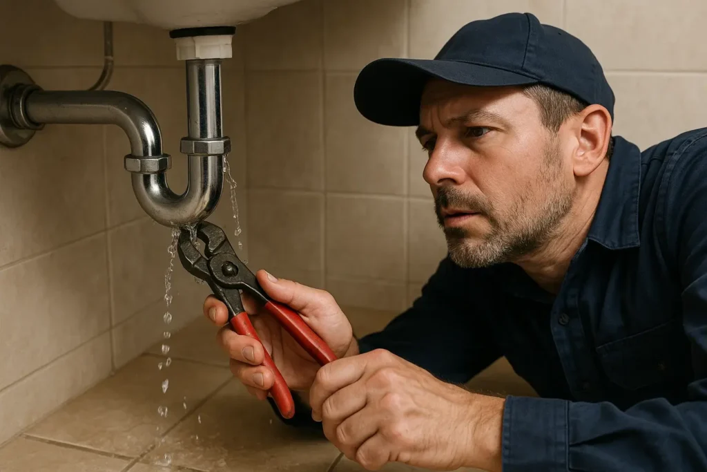 Pipe leaking