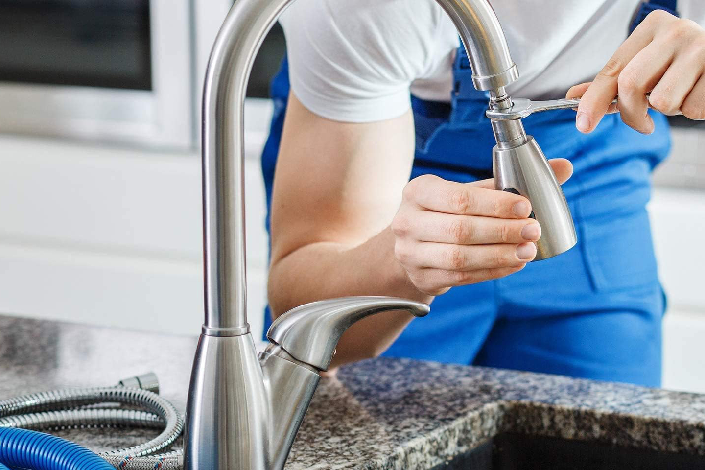 faucet repair with tools